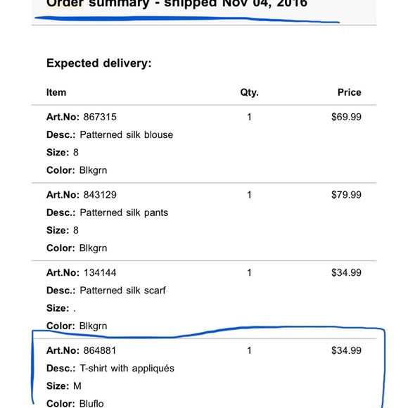 Kenzo X H&M tee blue - Picture 3 of 3